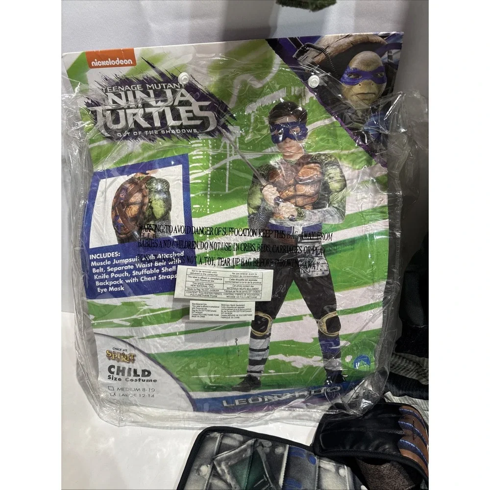 Teenage Mutant Ninja Turtles Leonardo Child Costume Spirit Halloween Large